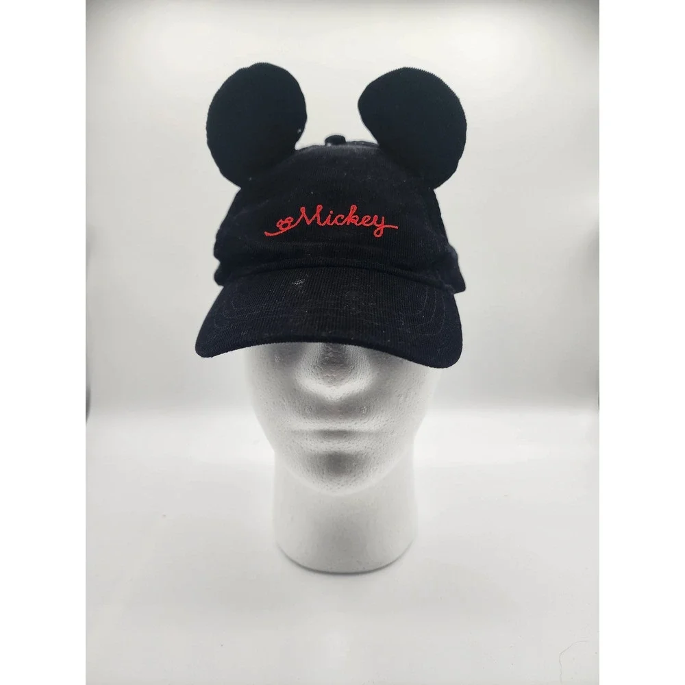 Kids Mickey Mouse Disney ears ball cap‎ adjustable strap embroidered
